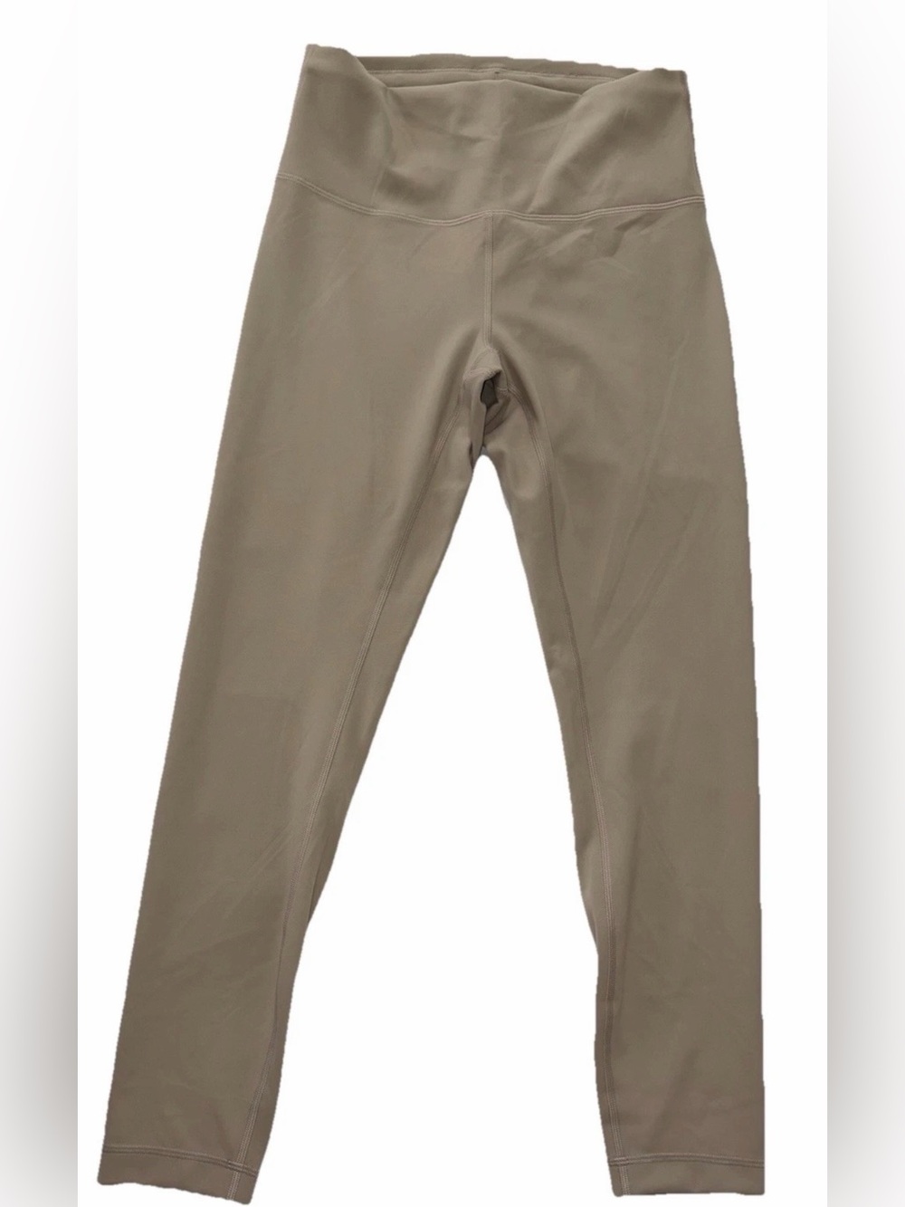 NWT LULULEMON SIZE 8 WUNDER TRAIN HIGH RISE 25” PANT AUTHENTIC SHEER OAK TAN